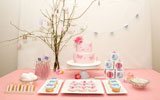 first birthday party ideas pink